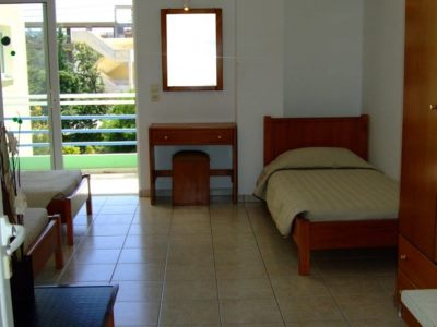 bedroom 2 - hotel millenium studios - rhodes, greece