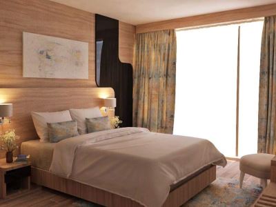 bedroom 2 - hotel castellum suites - rhodes, greece