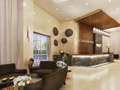 lobby 2 - hotel castellum suites - rhodes, greece