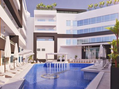 outdoor pool - hotel castellum suites - rhodes, greece
