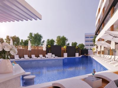 outdoor pool 1 - hotel castellum suites - rhodes, greece