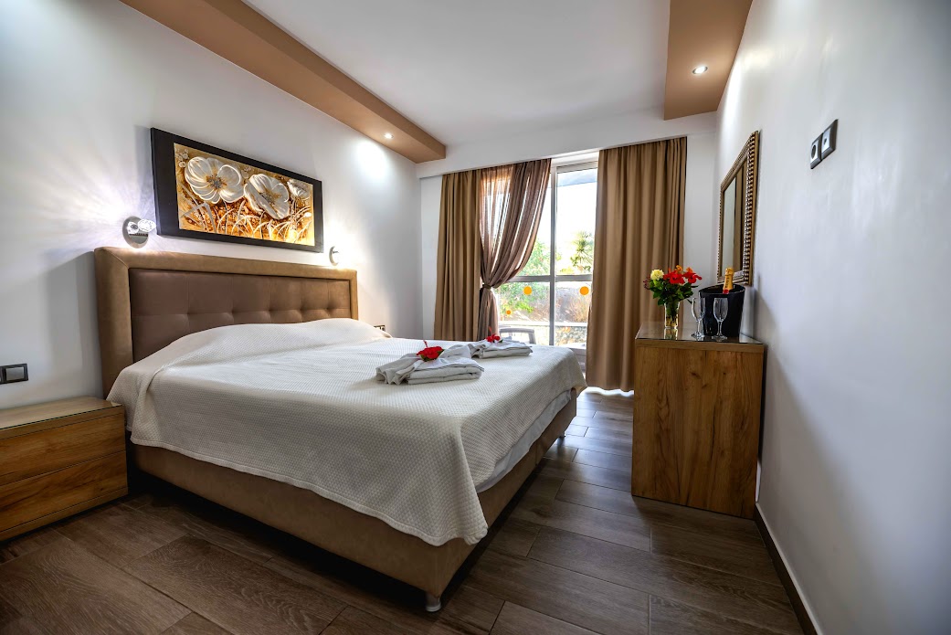 standard bedroom 1 - hotel sunshine hotel lardos - rhodes, greece