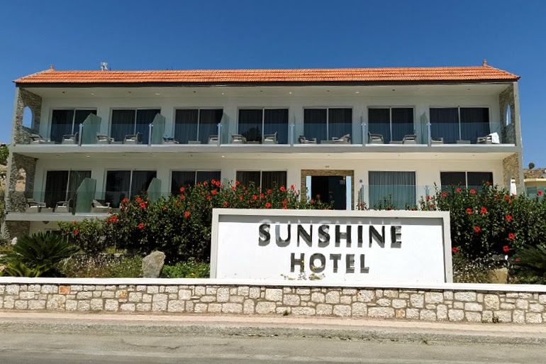 exterior view - hotel sunshine hotel lardos - rhodes, greece