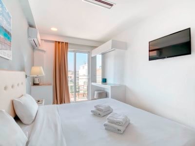 bedroom 1 - hotel astron - rhodes, greece