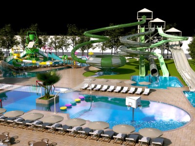 outdoor pool - hotel amada colossos resort - rhodes, greece