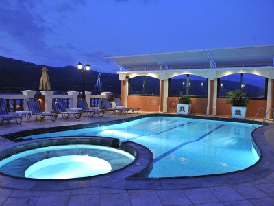 outdoor pool - hotel samos city - samos, greece