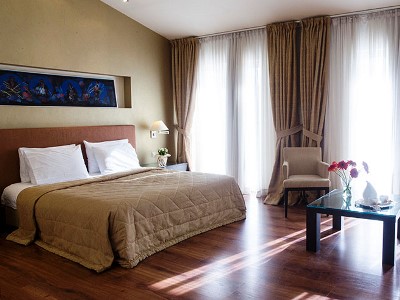bedroom 1 - hotel davitel tobacco - thessaloniki, greece