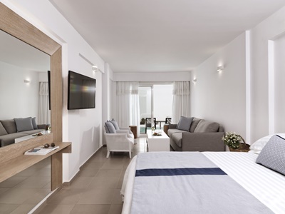 bedroom 9 - hotel aressana spa hotel and suites - santorini, greece