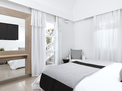 bedroom 12 - hotel aressana spa hotel and suites - santorini, greece
