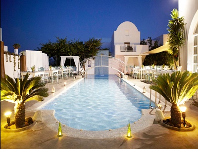 outdoor pool 2 - hotel aressana spa hotel and suites - santorini, greece