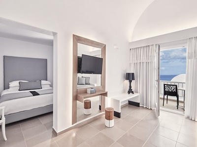 bedroom 6 - hotel aressana spa hotel and suites - santorini, greece