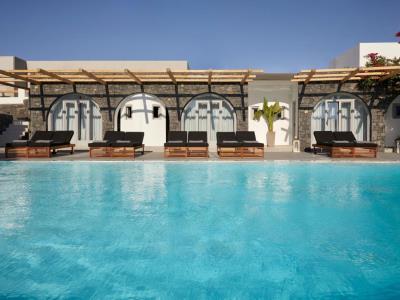 outdoor pool - hotel kalisti hotel and suites - santorini, greece