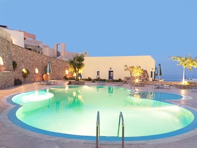 outdoor pool 1 - hotel anatoli - santorini, greece