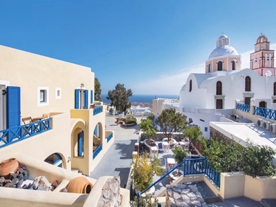 exterior view 2 - hotel anatoli - santorini, greece