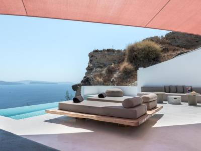 bedroom 2 - hotel andronis luxury suites - santorini, greece