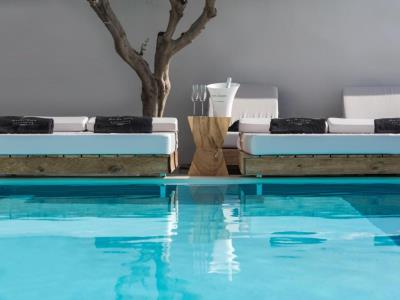 outdoor pool - hotel andronis luxury suites - santorini, greece