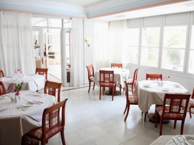 restaurant - hotel antinea suites and spa - santorini, greece