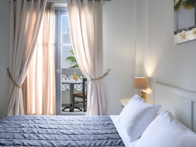 bedroom 2 - hotel afroditi venus beach resort - santorini, greece