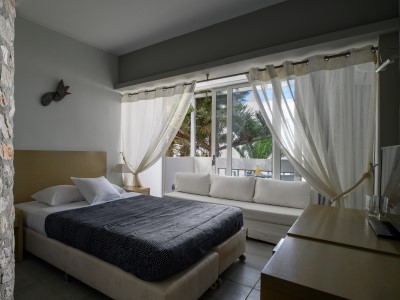 bedroom 4 - hotel afroditi venus beach resort - santorini, greece