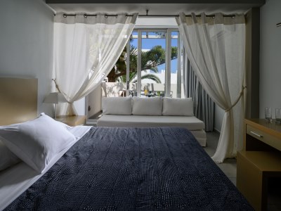 bedroom 5 - hotel afroditi venus beach resort - santorini, greece