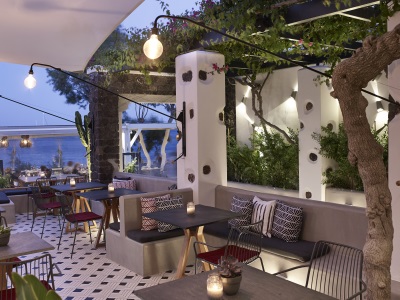 restaurant 2 - hotel afroditi venus beach resort - santorini, greece
