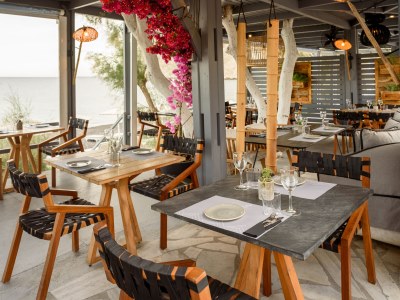 restaurant 3 - hotel afroditi venus beach resort - santorini, greece