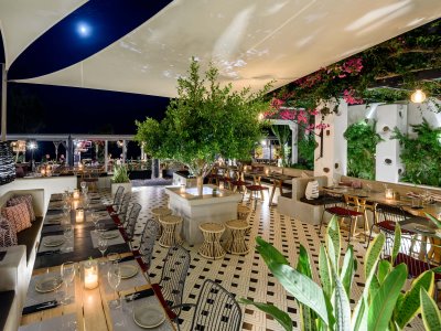 restaurant 7 - hotel afroditi venus beach resort - santorini, greece