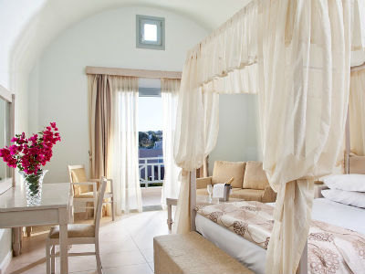 bedroom - hotel astro palace - santorini, greece