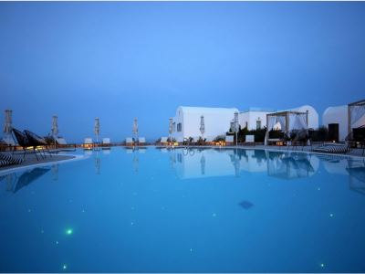 outdoor pool - hotel astro palace - santorini, greece