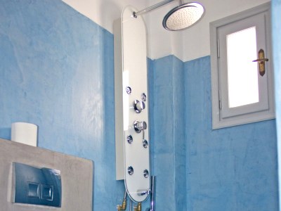 bathroom 1 - hotel atlas boutique - santorini, greece
