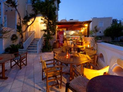 restaurant - hotel sellada apartments - santorini, greece