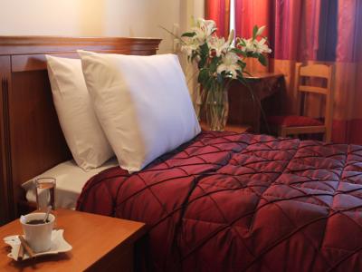 standard bedroom - hotel famissi eden - kalambaka, greece