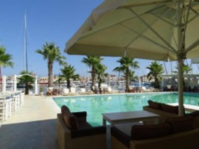 outdoor pool - hotel ianos - lefkas, greece