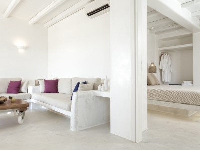 bedroom 1 - hotel naxian collection - naxos, greece