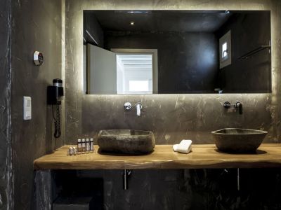 bathroom - hotel naxian collection - naxos, greece