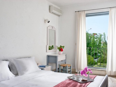 bedroom - hotel galaxy villas - chersonisos, greece