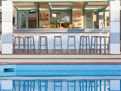 outdoor pool - hotel galaxy villas - chersonisos, greece