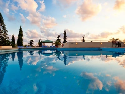 outdoor pool 1 - hotel galaxy villas - chersonisos, greece