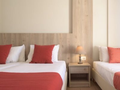 standard bedroom - hotel central hersonissos - chersonisos, greece