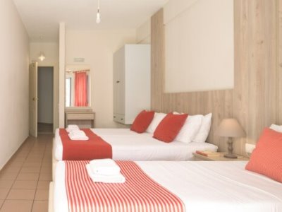 bedroom - hotel central hersonissos - chersonisos, greece