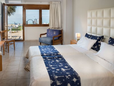 bedroom 1 - hotel georgalas sun beach villa - halkidiki, greece