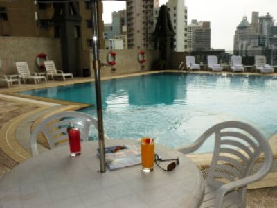 outdoor pool - hotel bishop lei int'l house - hong kong, hong kong