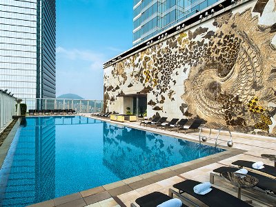 outdoor pool 1 - hotel w hong kong - hong kong, hong kong