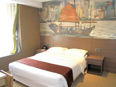 bedroom - hotel largos - hong kong, hong kong