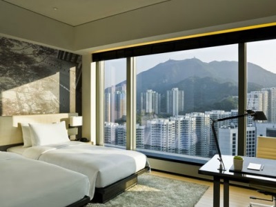 bedroom 1 - hotel east - hong kong, hong kong