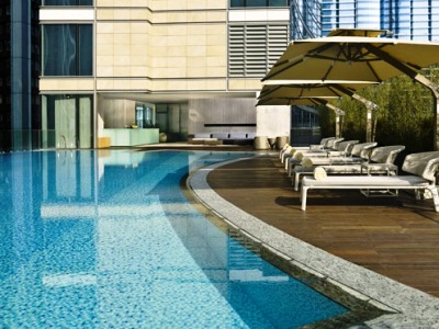 outdoor pool - hotel east - hong kong, hong kong