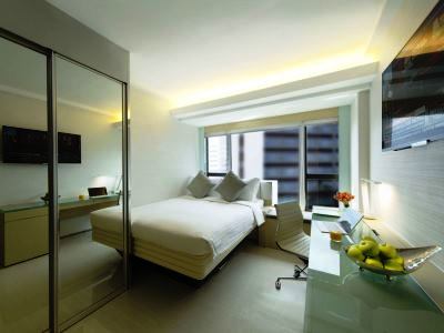 bedroom 1 - hotel iclub sheung wan - hong kong, hong kong