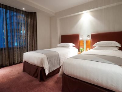 bedroom 2 - hotel wharney - hong kong, hong kong
