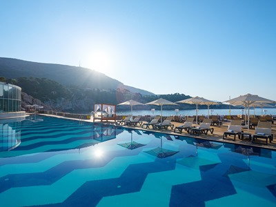 outdoor pool 1 - hotel rixos premium dubrovnik - dubrovnik, croatia