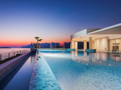 outdoor pool 1 - hotel royal blue - dubrovnik, croatia